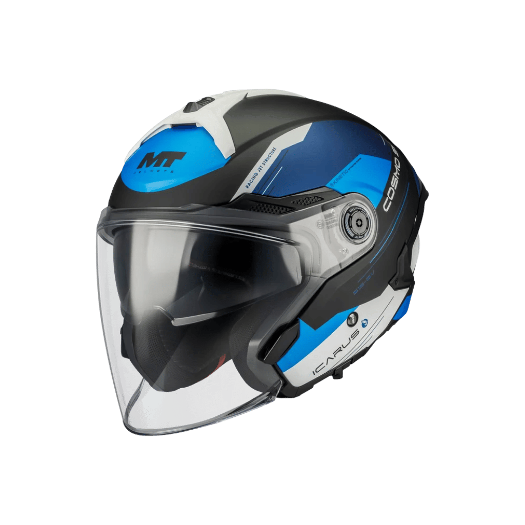 Mt Helmets Cosmo Sv Icarus B7 Mat Açık Kask