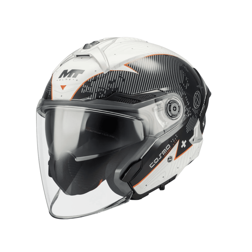 Mt Helmets Cosmo Sv Layout A1 Parlak Açık Kask