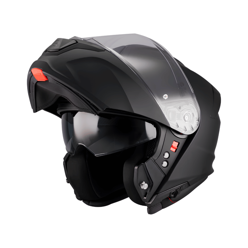 Mt Helmets Genesis SV Pure A1 Mat Siyah Çene Açılır Motosiklet Kaskı