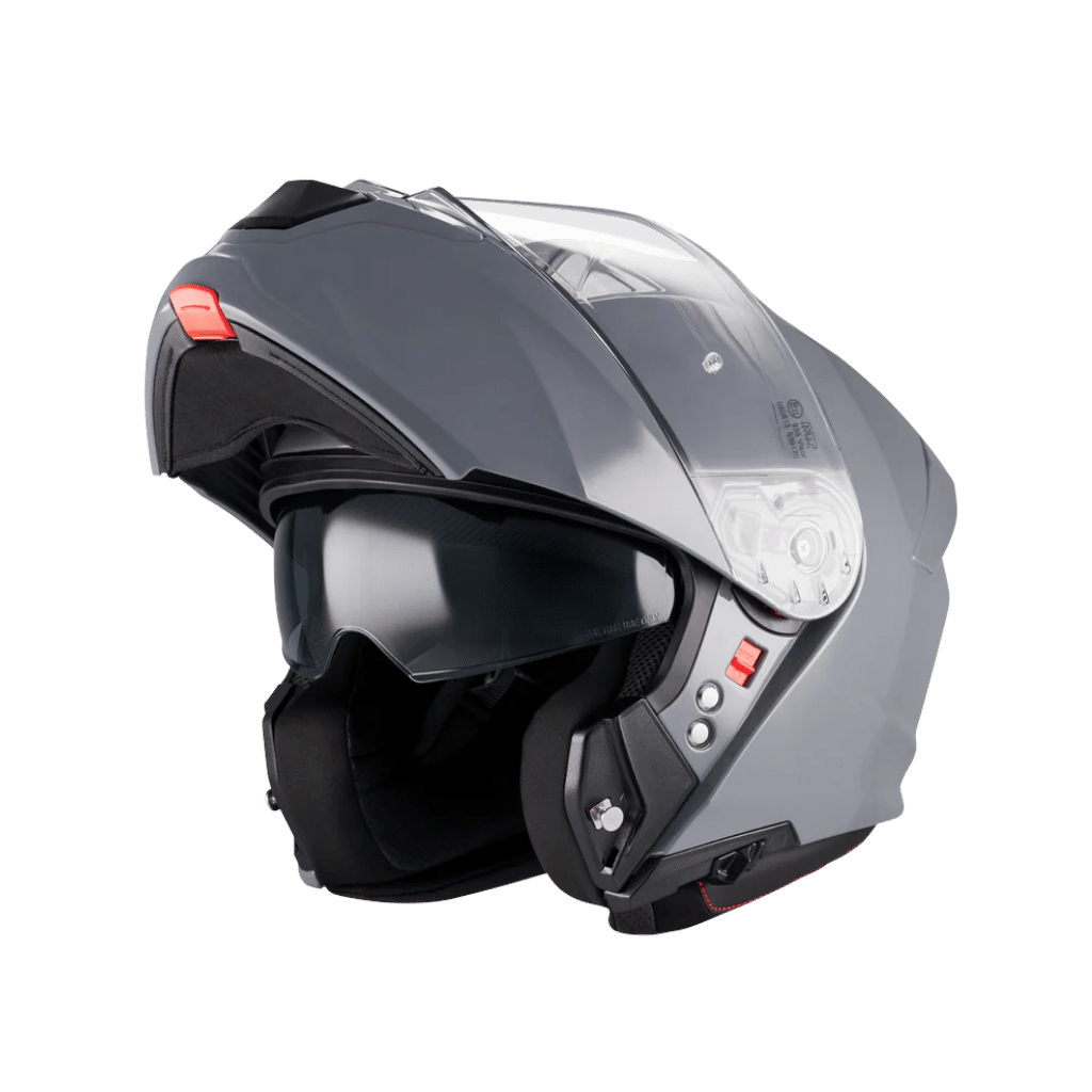 Mt Helmets Genesis SV Pure A12 Parlak Gri Çene Açılır Motosiklet Kaskı