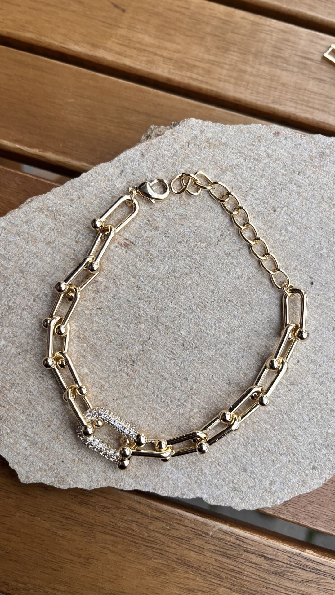 14K Tiffany Desen Bileklik