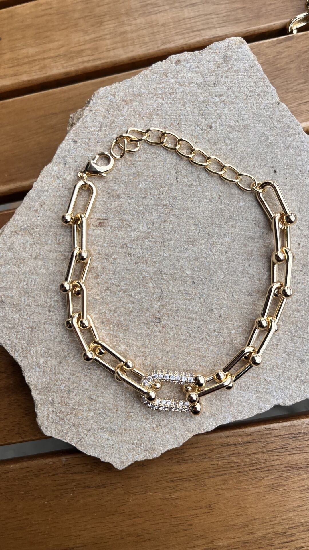 14K Tiffany Desen Bileklik