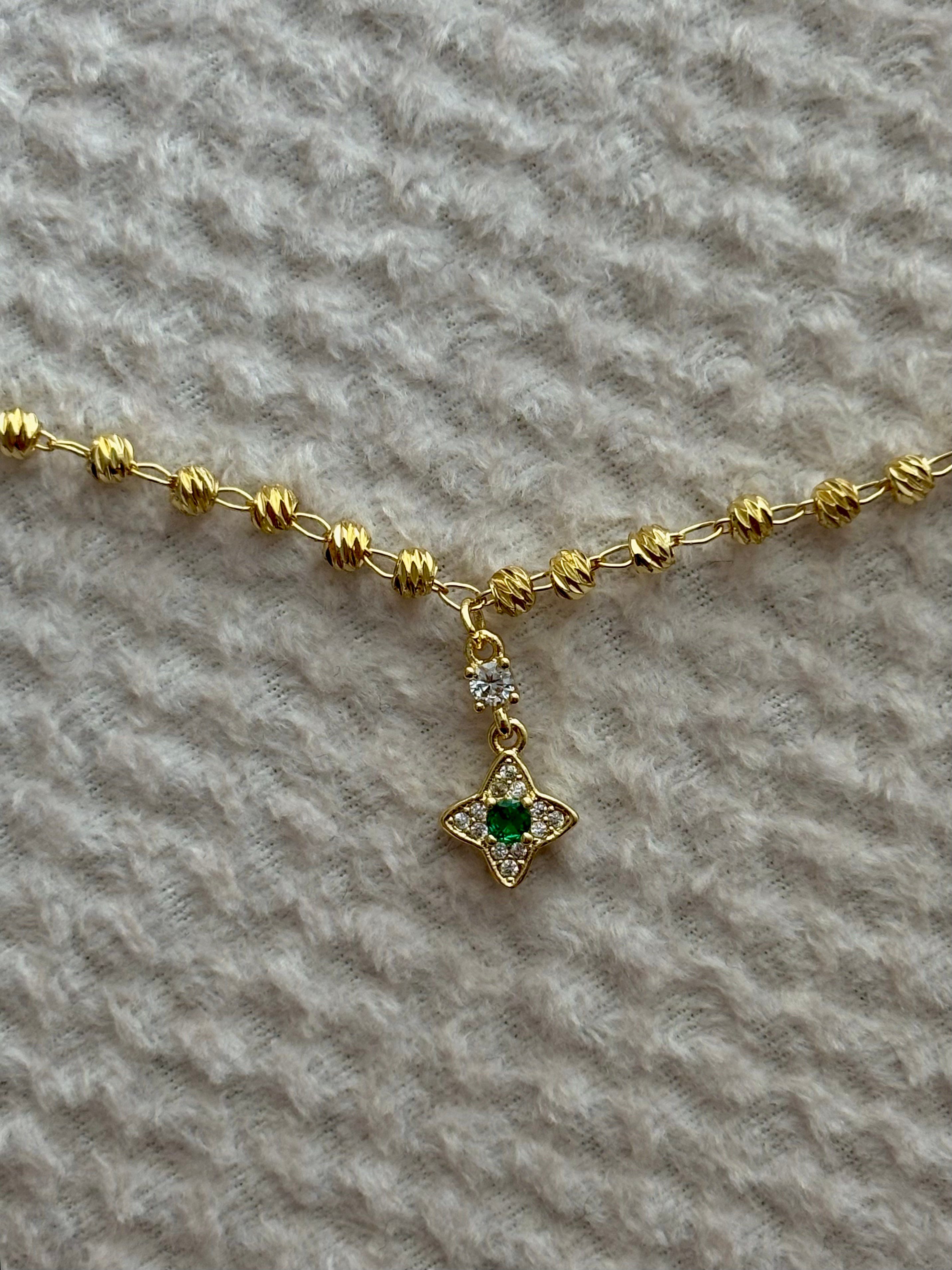 Yıldız Charmlı Gold Halhal