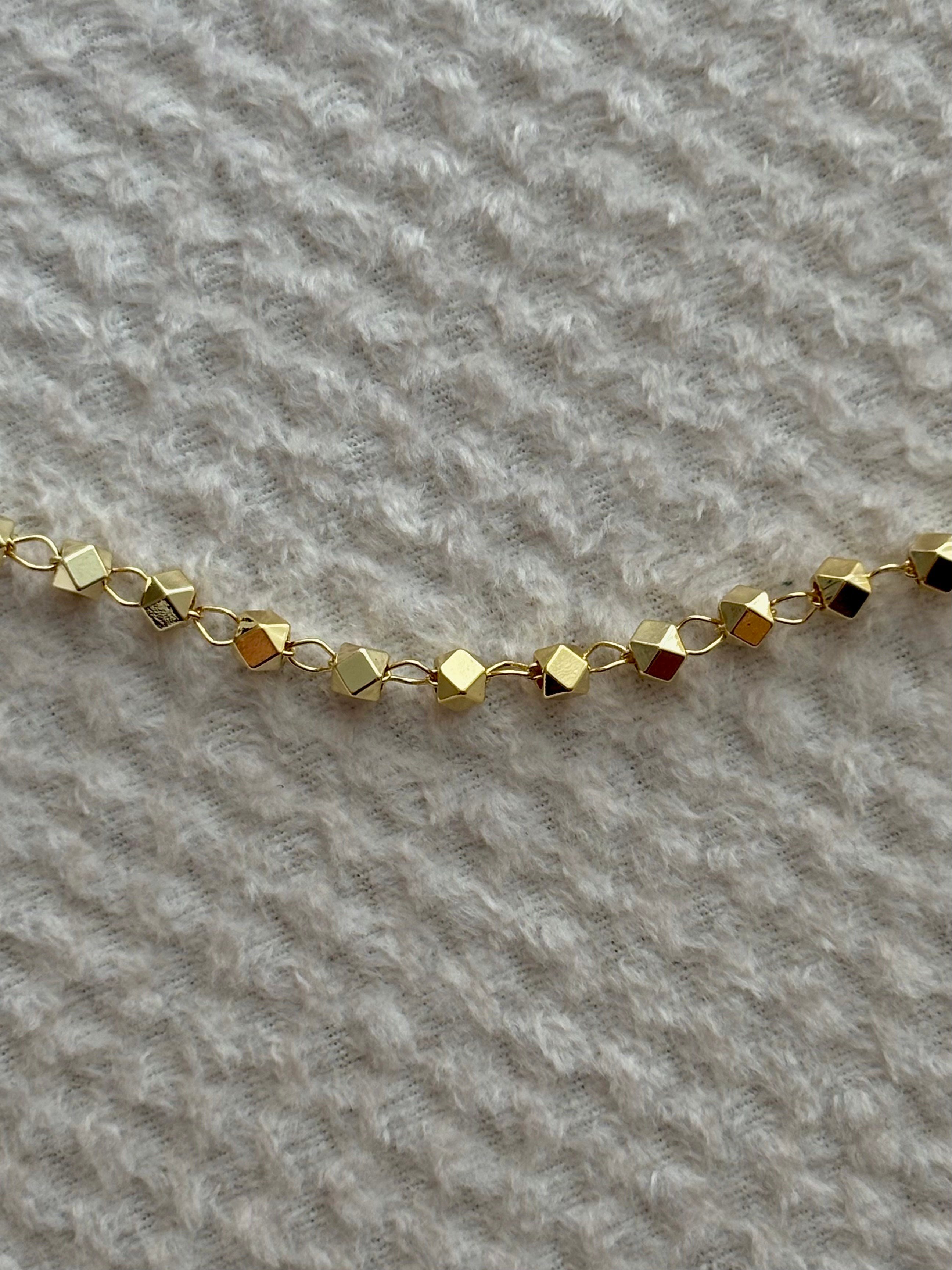 Zincirli Kesim Küp Gold Halhal