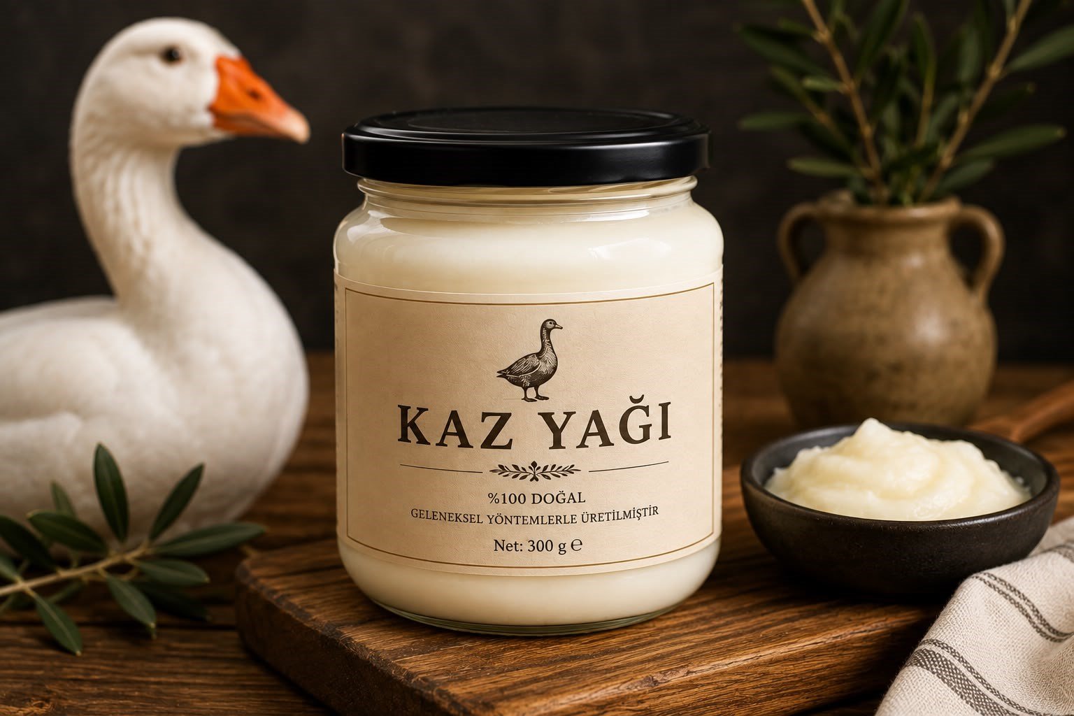 Kaz yağı (1000 gr)