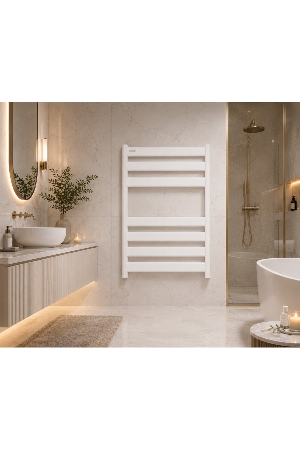 Alüminyum Beyaz 50x70 Petsa Slim Havlupan