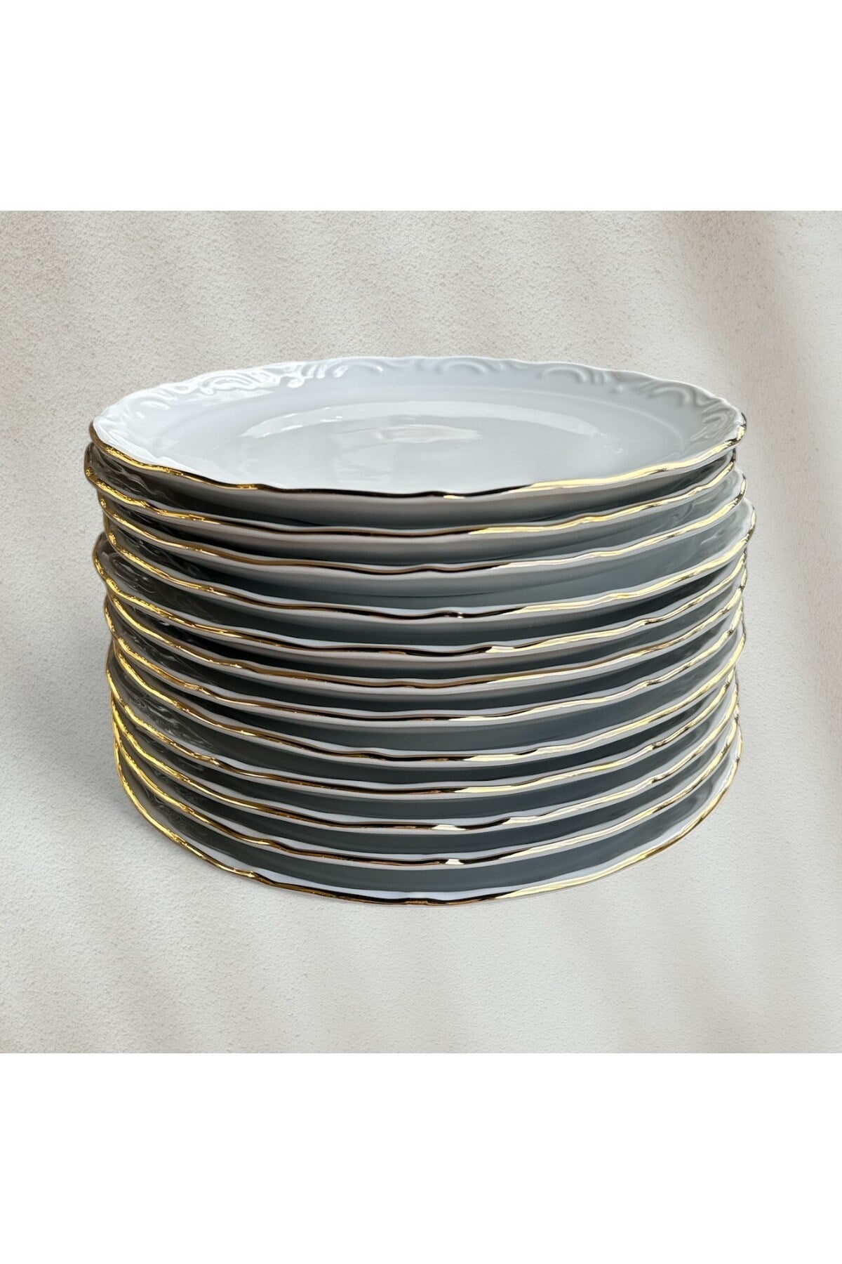 Altın Yaldız 25cm Servis Tabak 12'Lİ