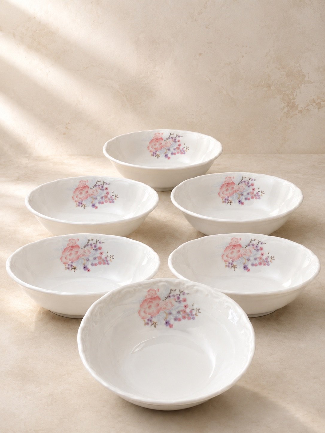 Glorya 17 cm Çukur Tabak 6 Adet