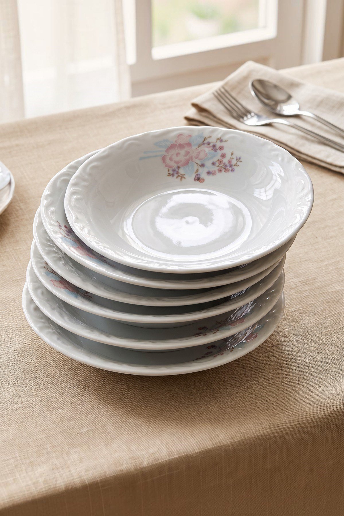 Glorya 17 cm Çukur Tabak 6 Adet