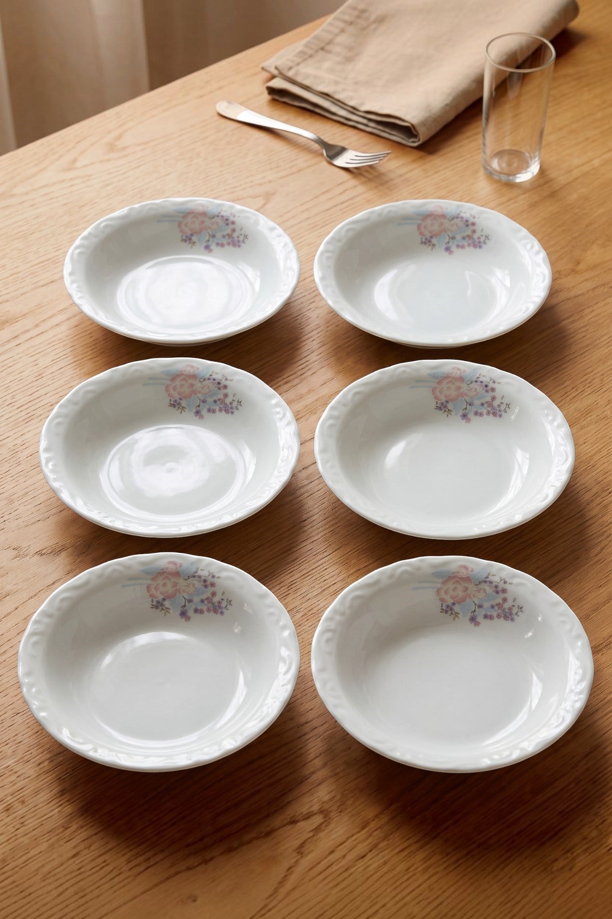 Glorya 17 cm Çukur Tabak 6 Adet