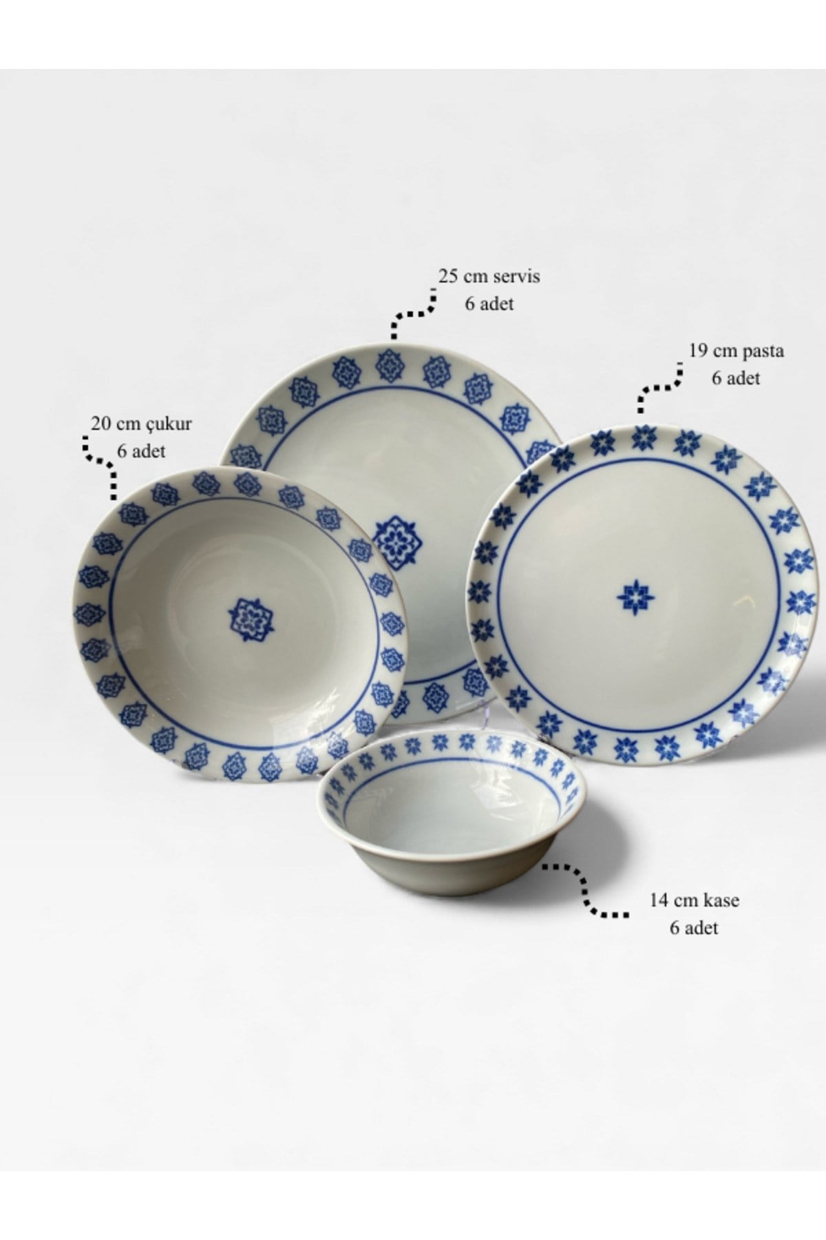 Karo 24 Parça 6 Kişilik Set