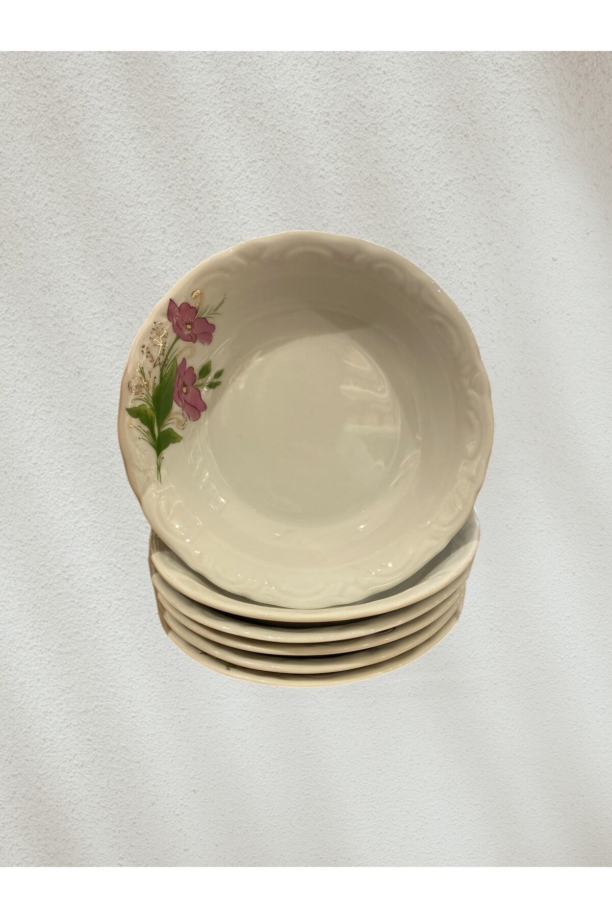 Lal 14cm Çerezlik Çukur Tabak 6'lı