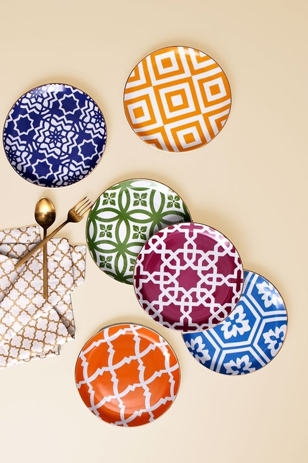 Morocco 6lı Pasta Takımı 17cm 04ap021772