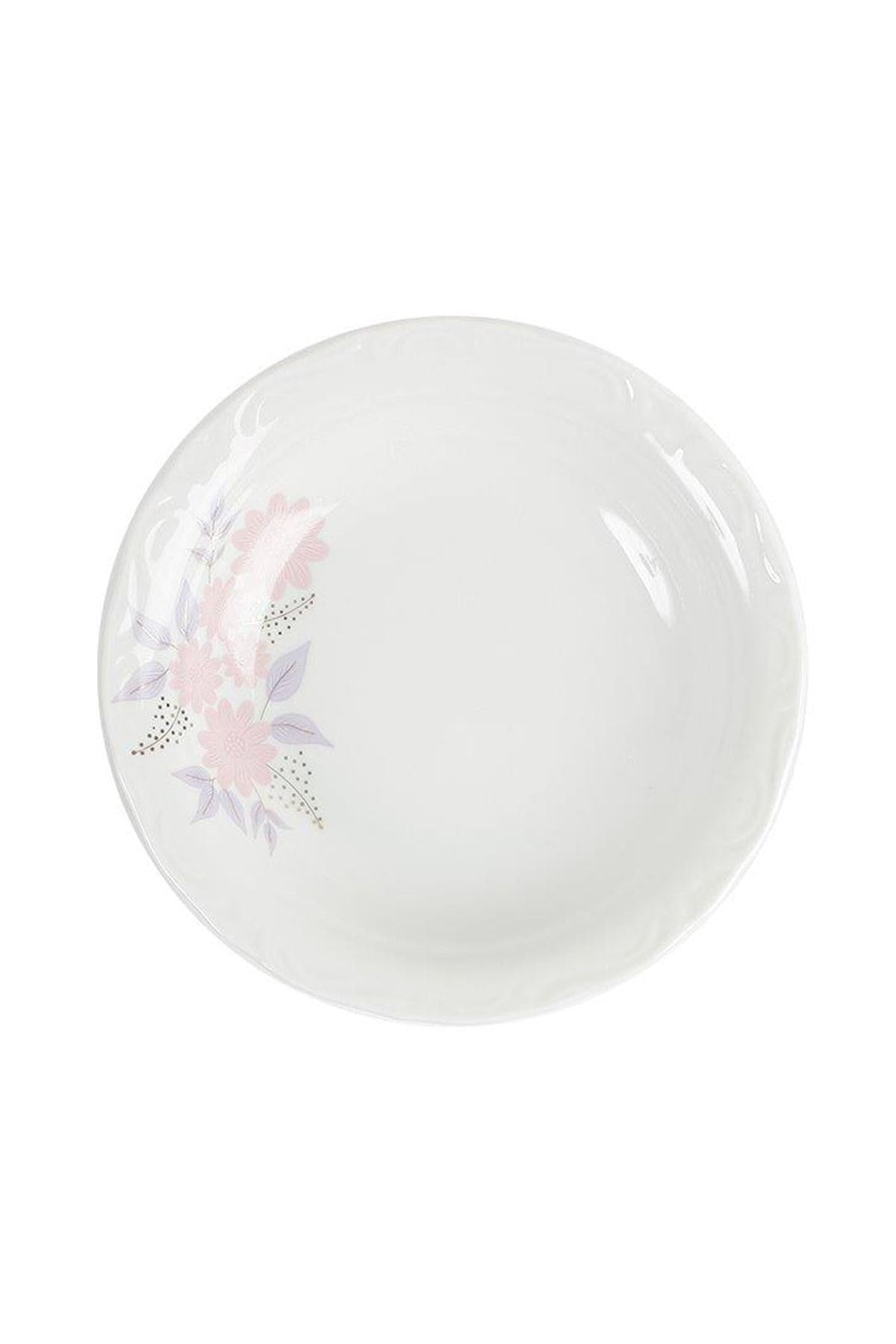 Porselen 12'li MÜGE 20 Cm Çukur Tabak PRL012