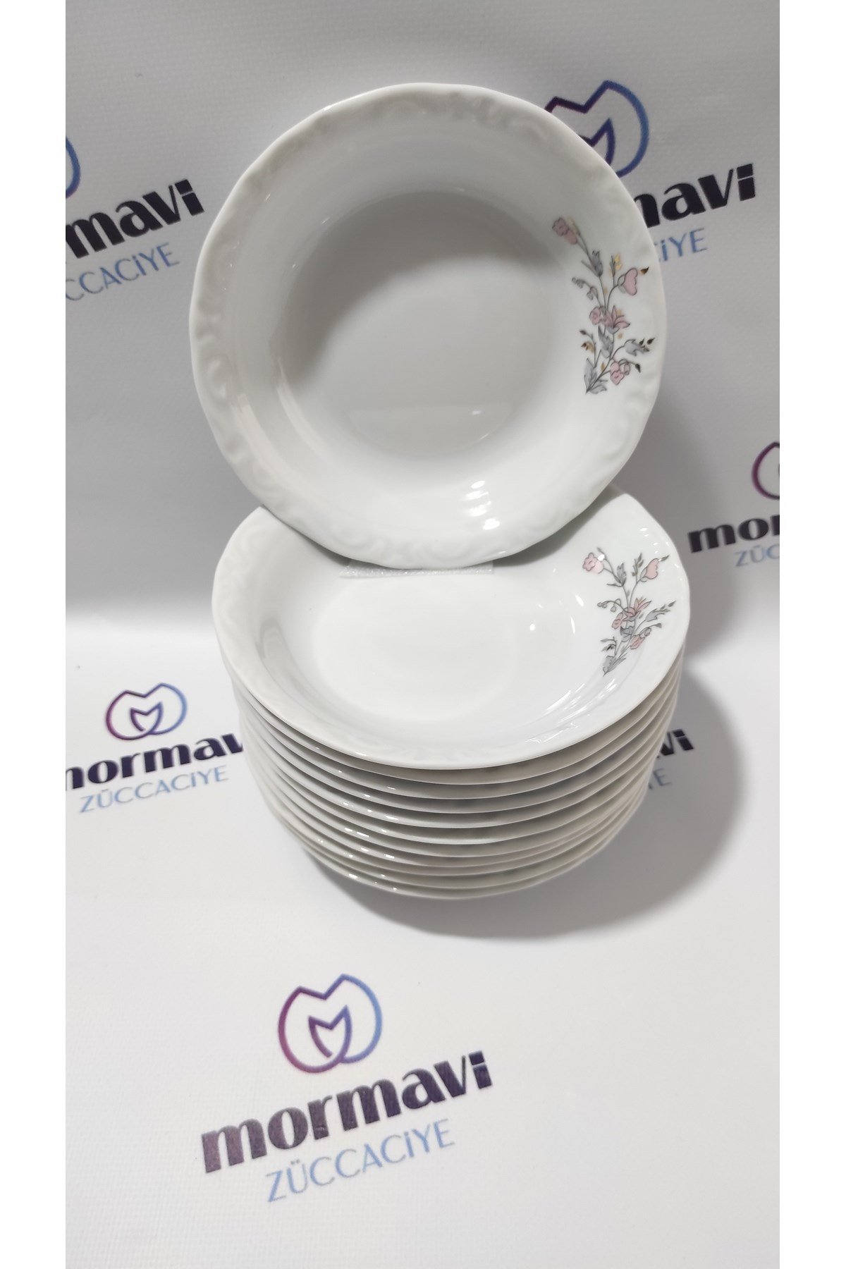 Rüya 12'li Çukur Tabak 17 Cm