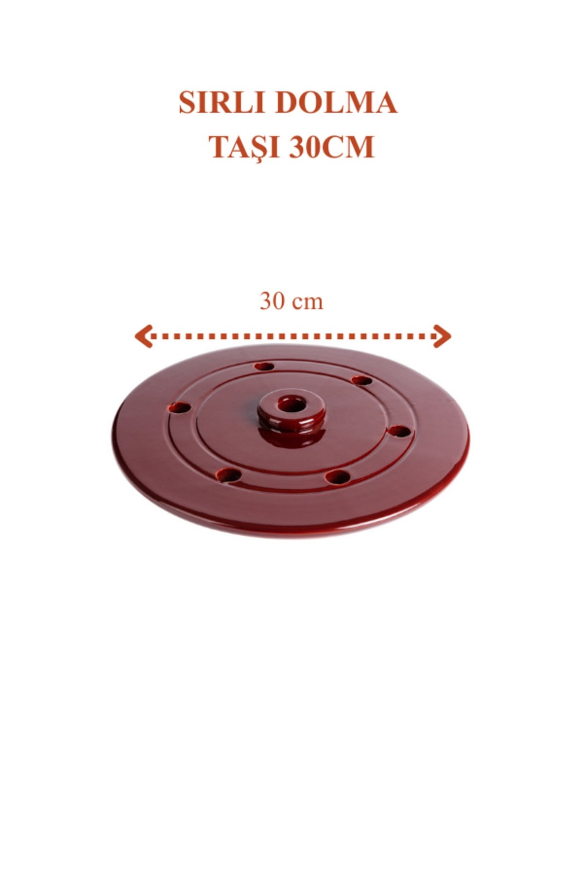 Sırlı Dolma Taşı 30CM