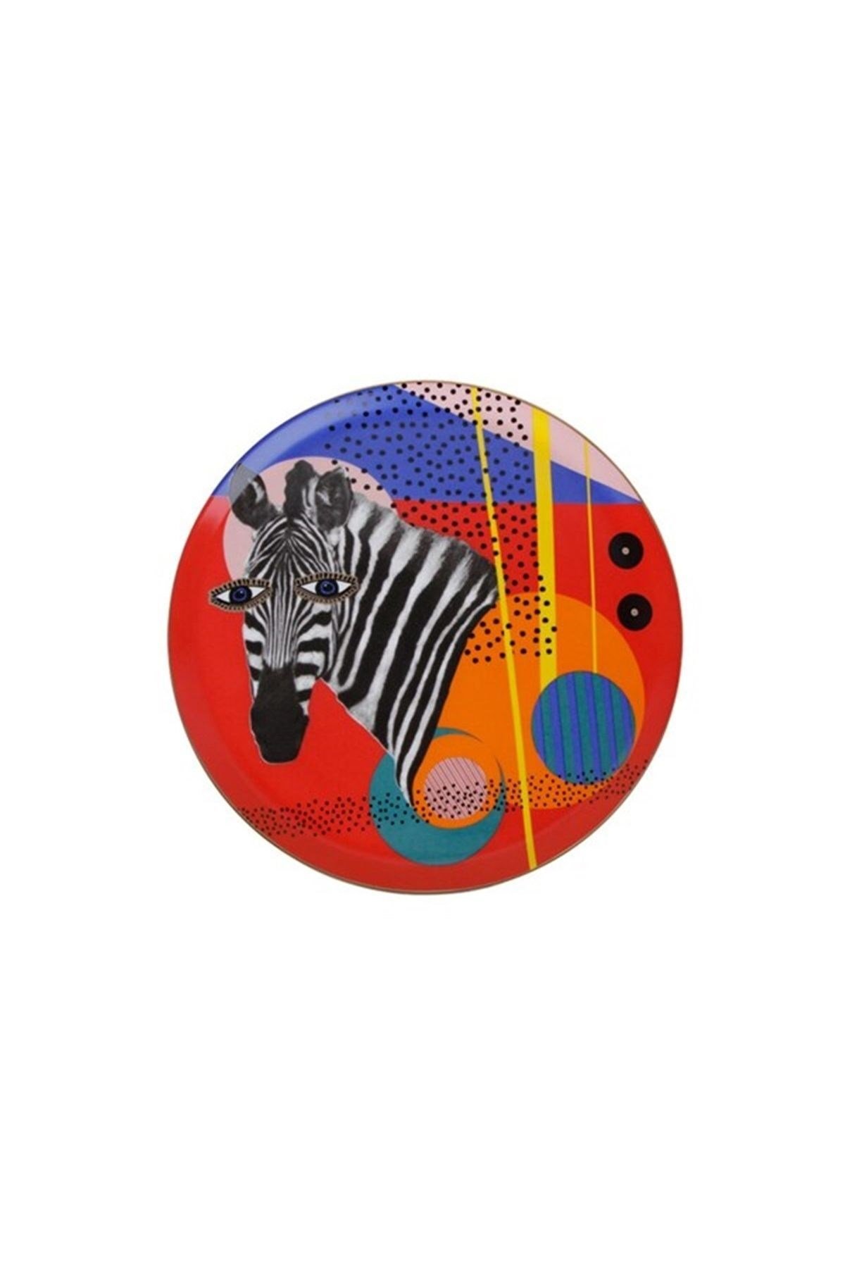 Wild Life 4 Parça Düz Tabak 28 Cm