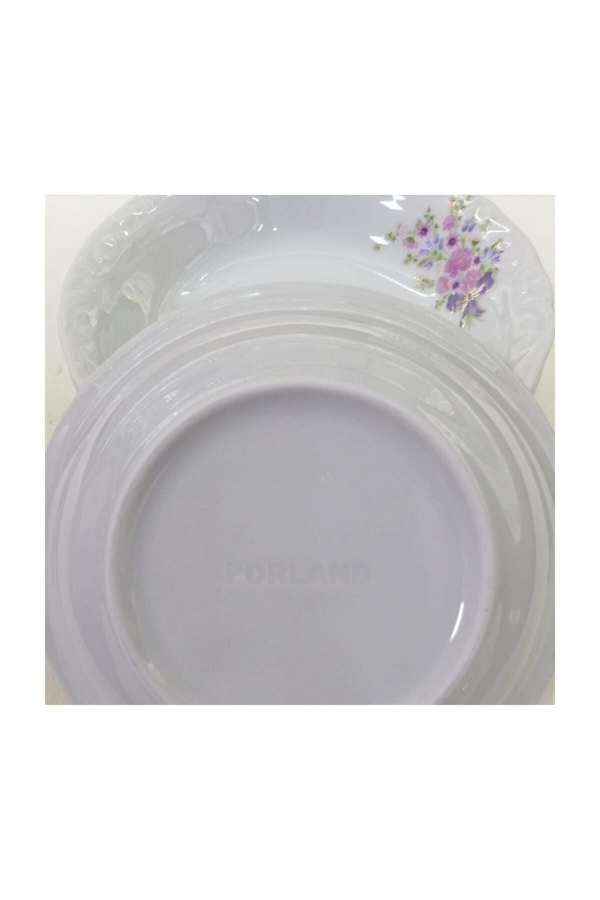 Yemek Tabağı  Buket Model 6lı  19cm