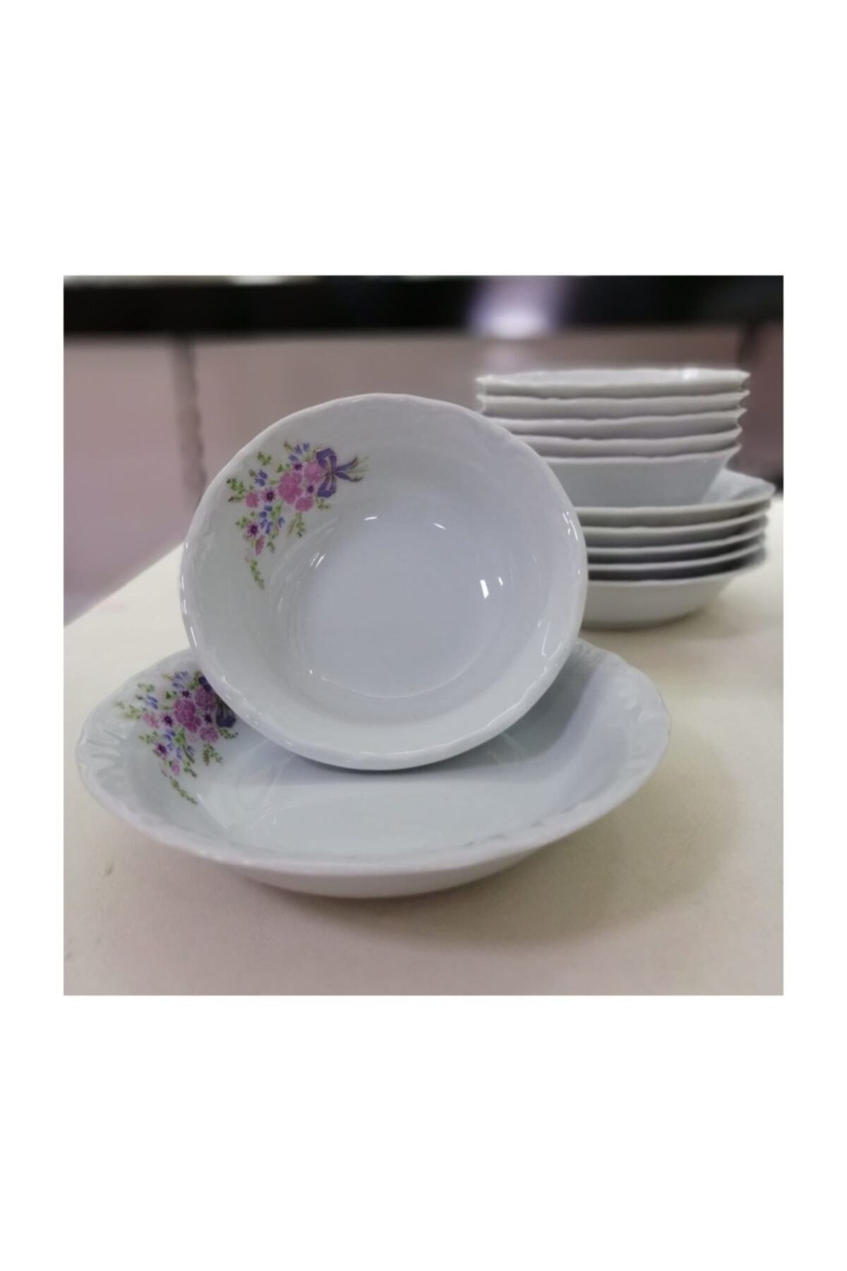 Yemek Tabağı  Buket Model 6lı  19cm
