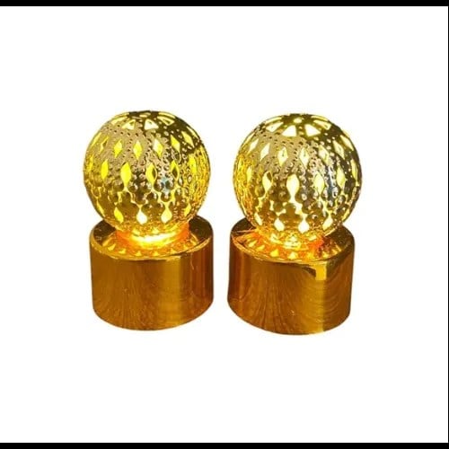 12'li Ramazan Ayaklı LED Işık (Gold, Gün Işığı)