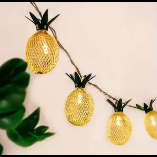 2 Metre 10 LED Pilli 2 Kademeli Ananas Led Işık