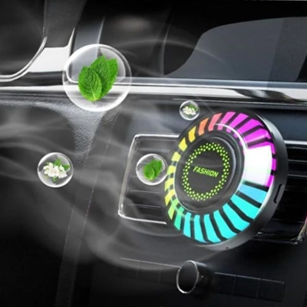 Araç İçi Koku Hazneli RGB Sese Duyarlı LED Işık