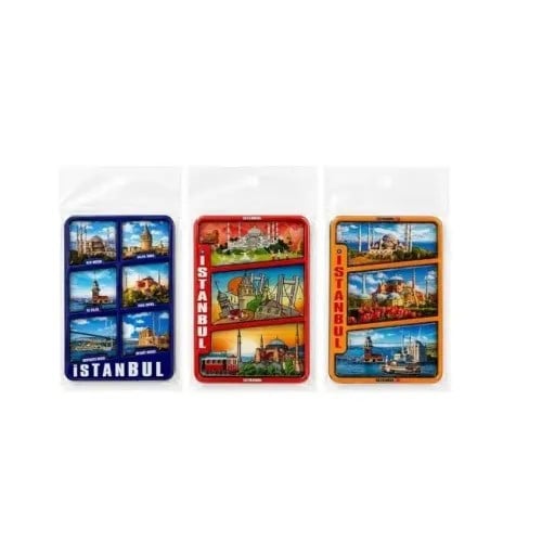 İstanbul Temalı Ahşap Buzdolapı Süsü Magnet