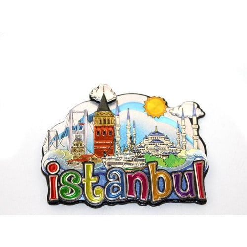 İstanbul Temalı Silikon Magnet