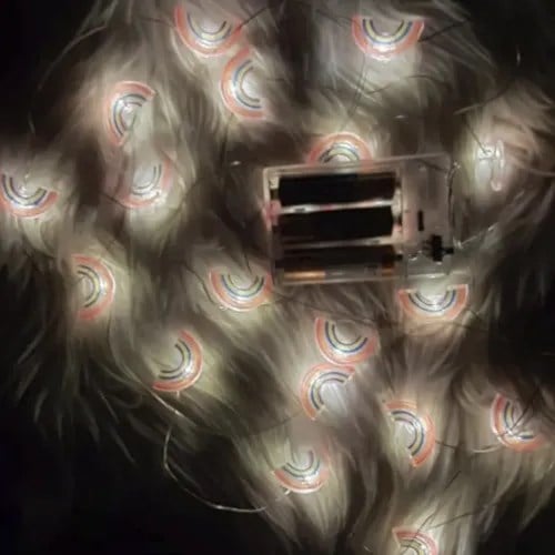 Led Işıklı Gökkuşağı Dekoratif Işıklı İp