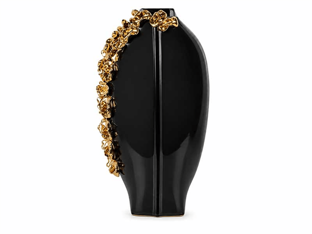 FLAWS VAZO SİYAH GOLD SİYAH GOLD 23X10X47 CM