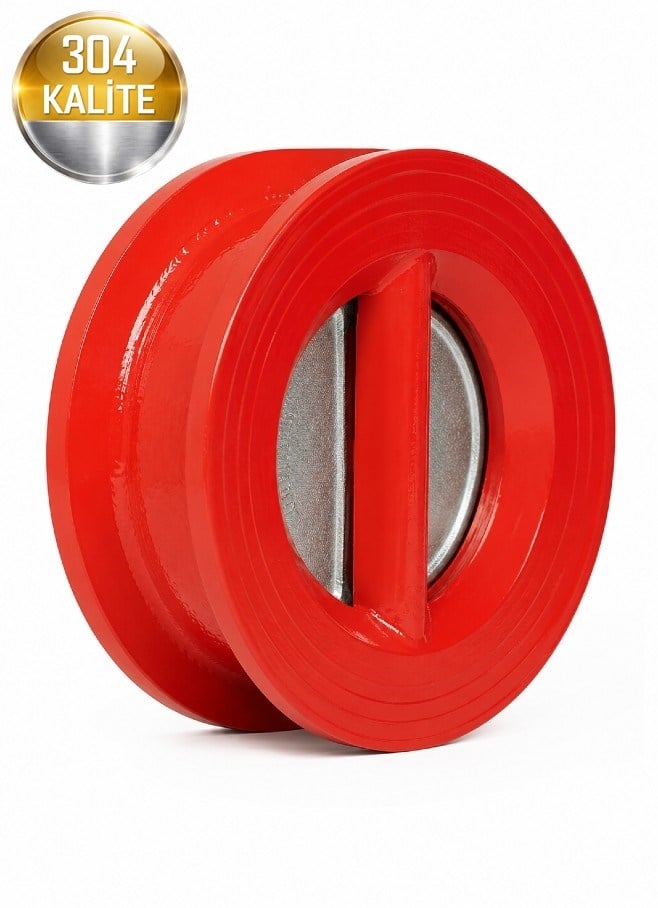 Çift Klapeli Çekvalf | Wafer Sfero Döküm | Paslanmaz 304 Kalite Dual Çift Klapeli PN16