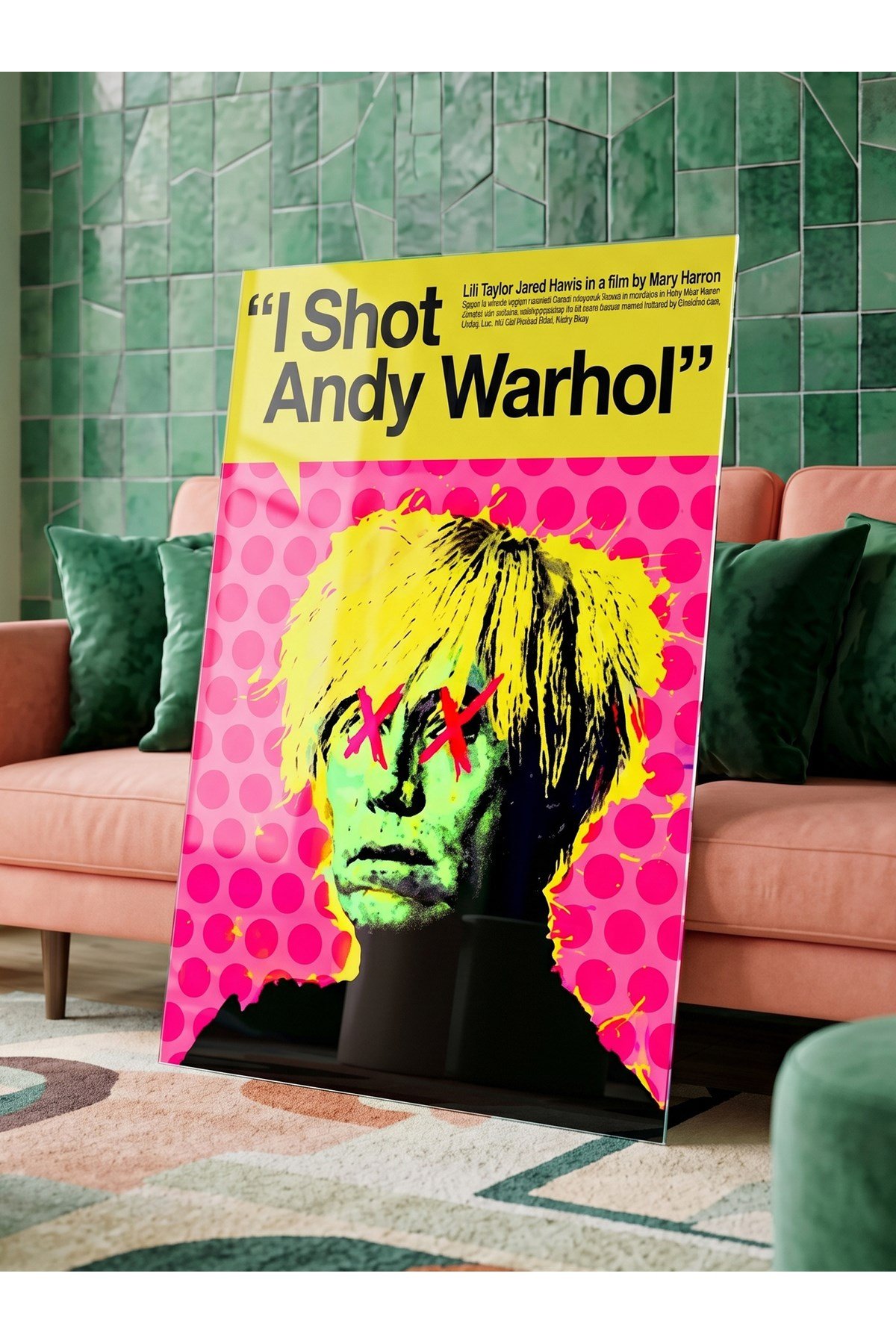 Andy Warhol Pop Art Pleksi Tablo