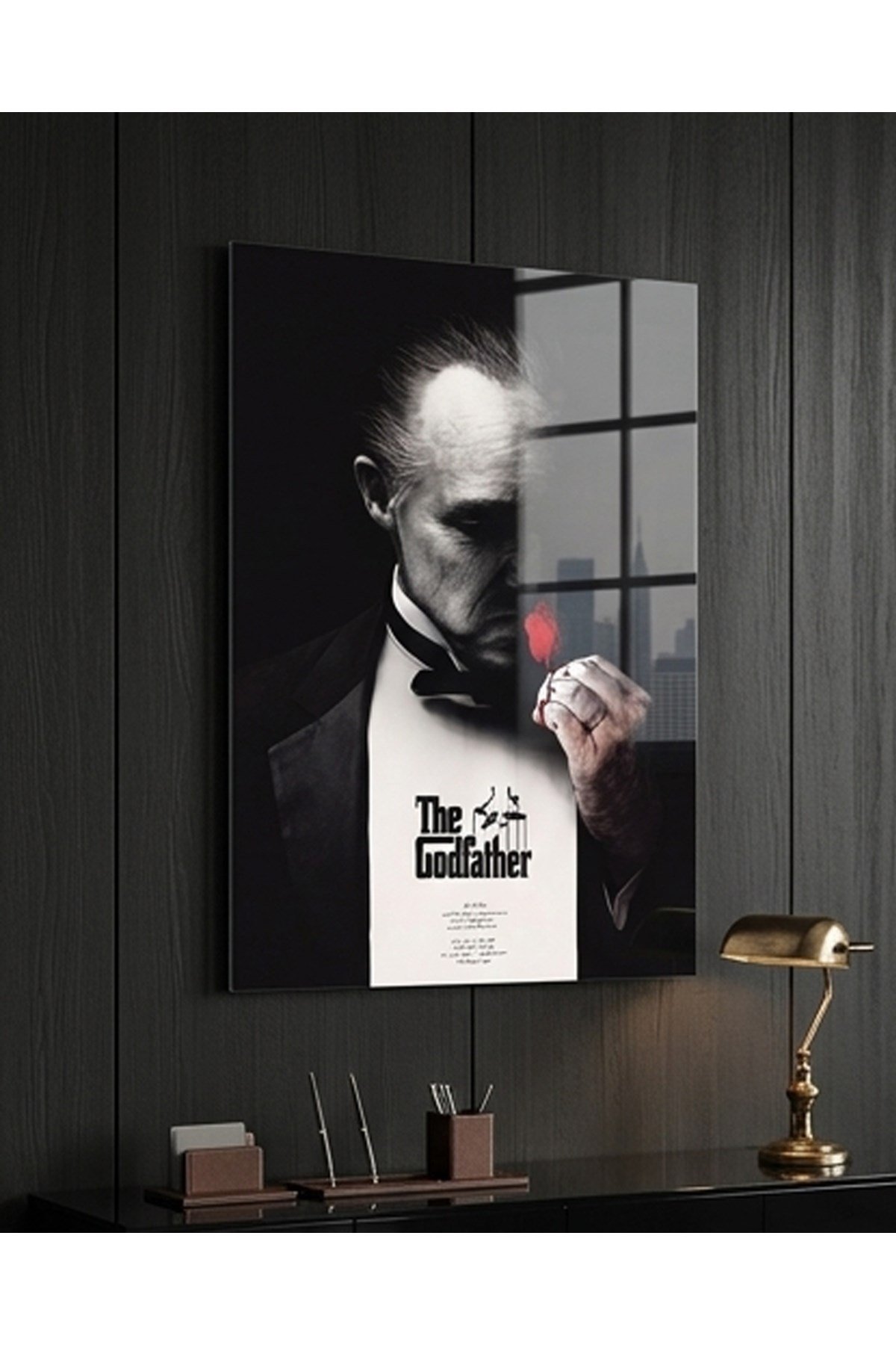 Godfather - Don Corleone Pleksi Tablo – Ev Ofis Dekor Tablo