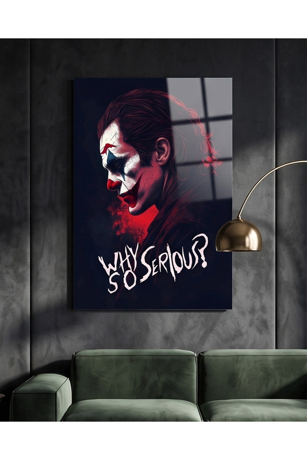 Joker Pleksi Tablo | Why So Serious? |Duvar Tablosu ev&ofis hediye