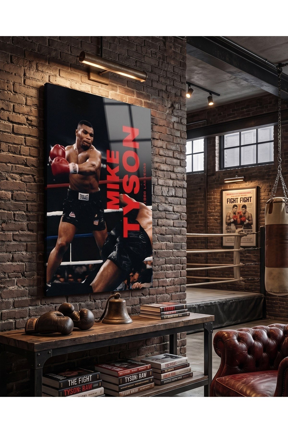 Mike Tyson Pleksi Tablo – Modern Ofis ve Yaşam Alanları için