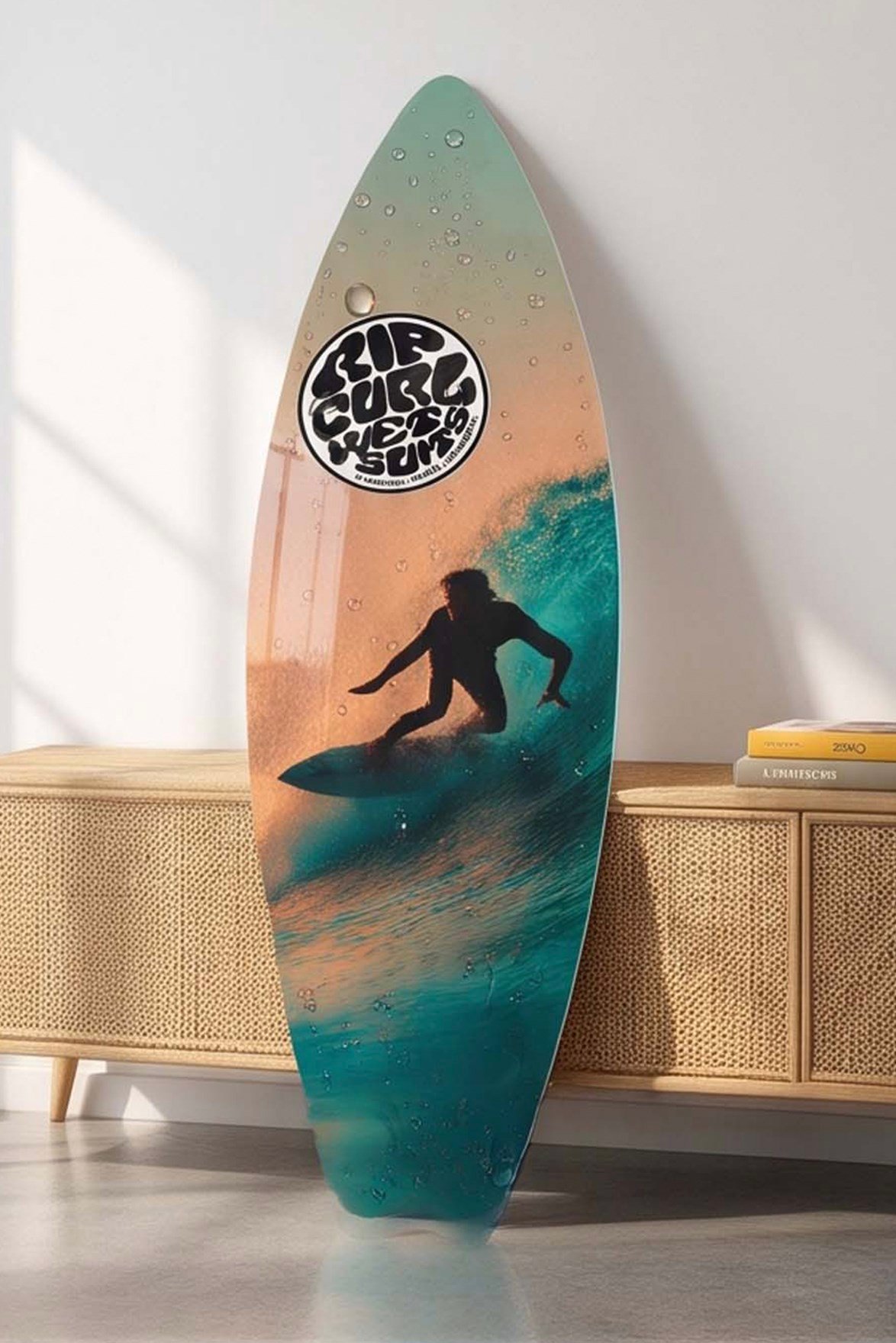 Ripcure Surfboard Dekoratif Pleksi Duvar Tablosu