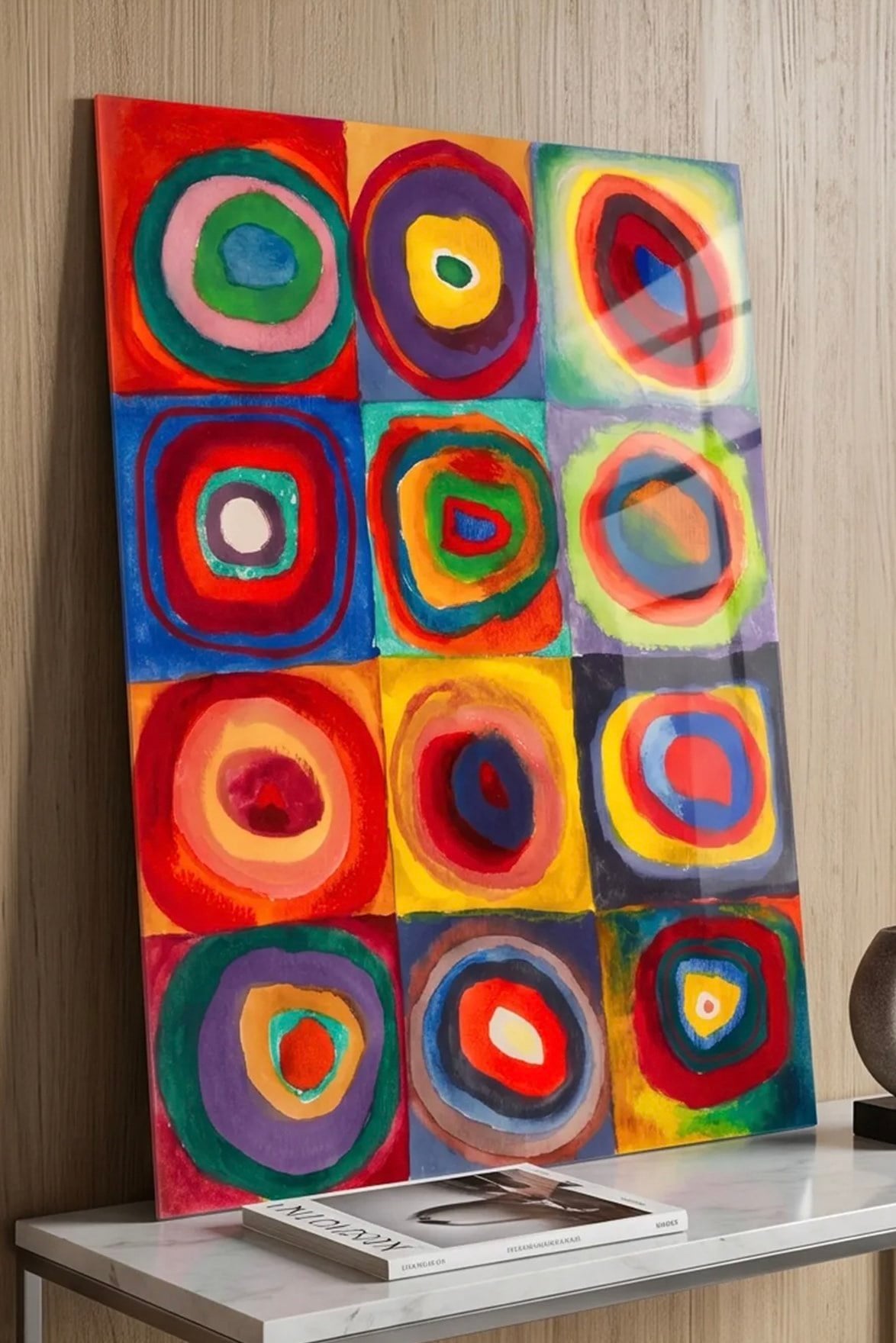 Wassily Kandinsky Color Study Pleksi Tablo | Soyut Modern Duvar Sanatı