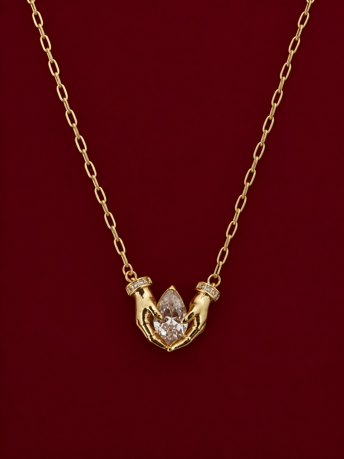 Amora Kolye (14 K Gold Kaplama) (45+5 cm)