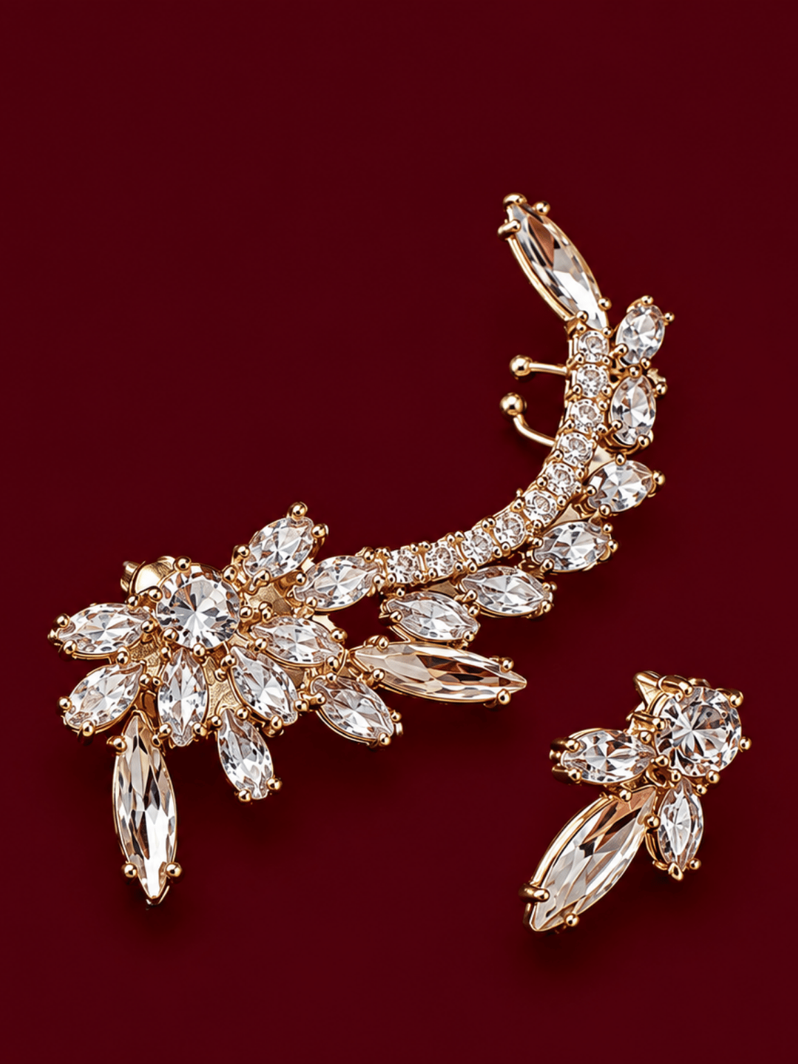 Jolie Muse Kıkırdak Küpe (14 K Gold Kaplama)