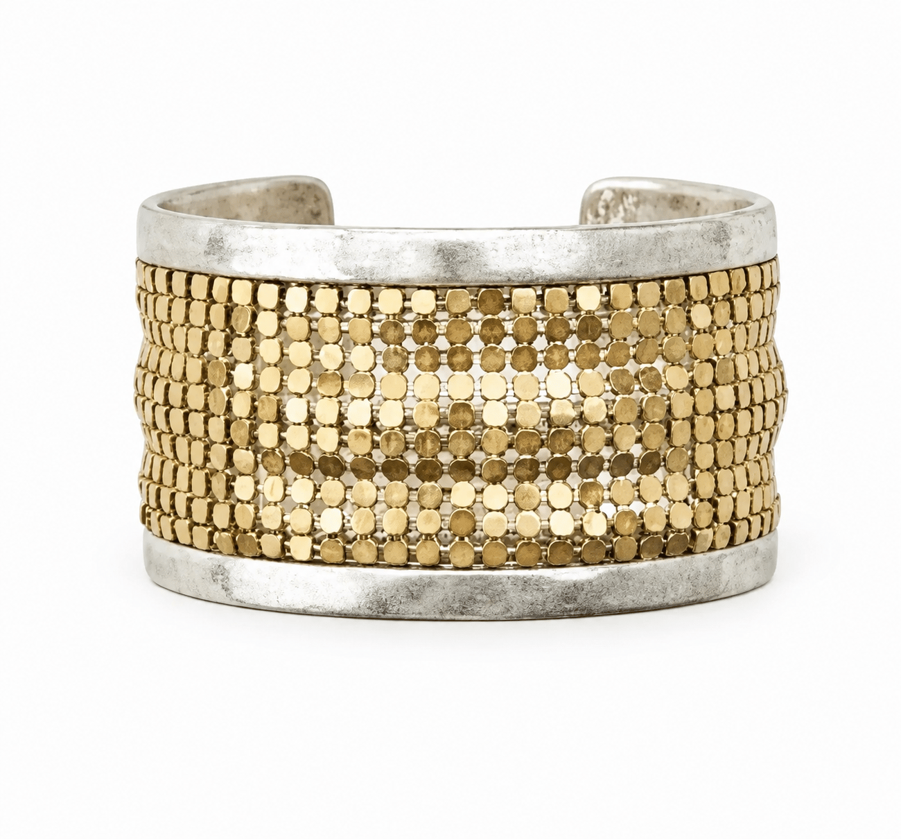 Jorvani Vintage Gold Cuff Kelepçe