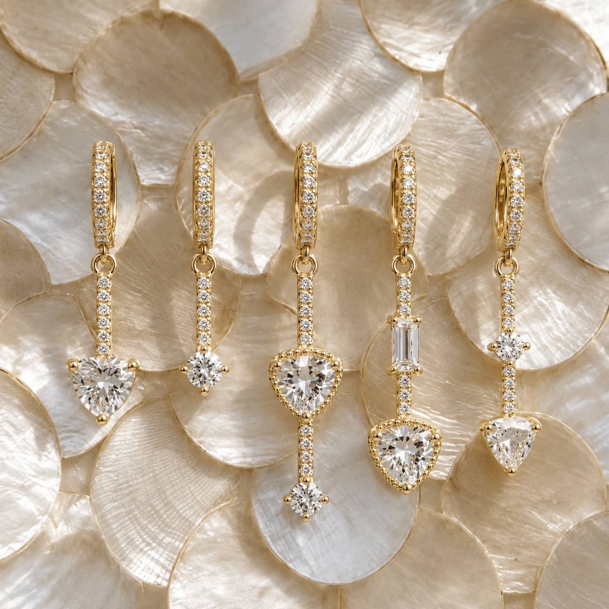 Love Spark 6lı Zirkon Set Küpe