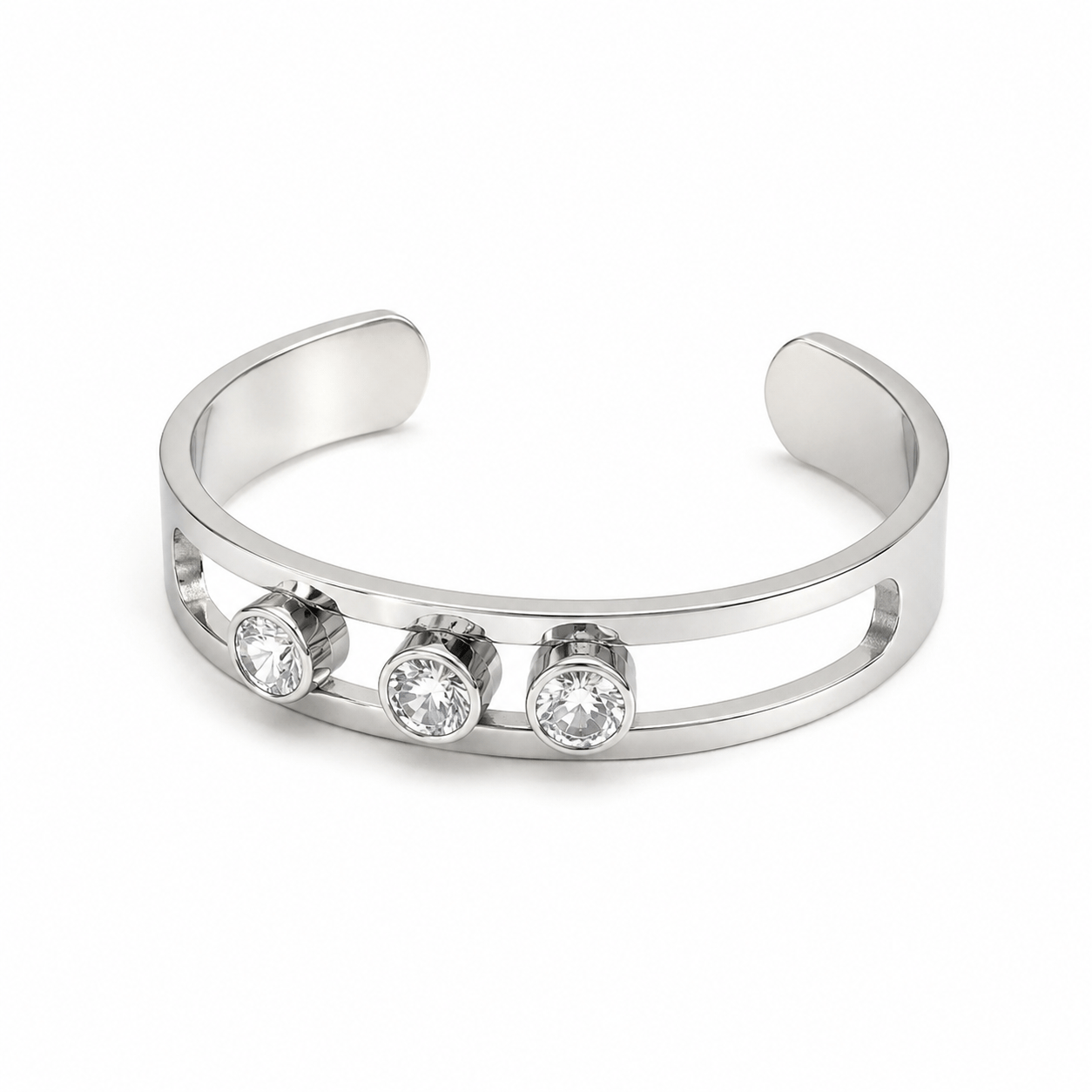 Messika Cuff (Pirinç Kaplama)(Silver)