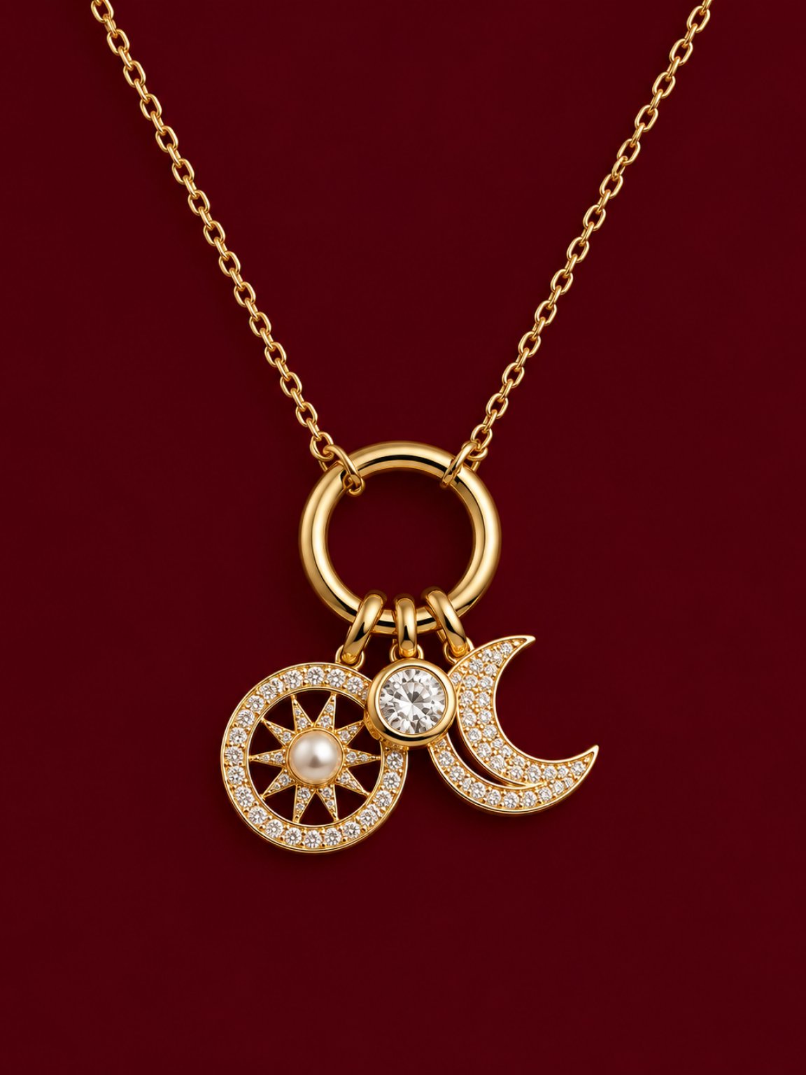 Moonlight Pearl Necklace (Xuping) (45+5 cm)