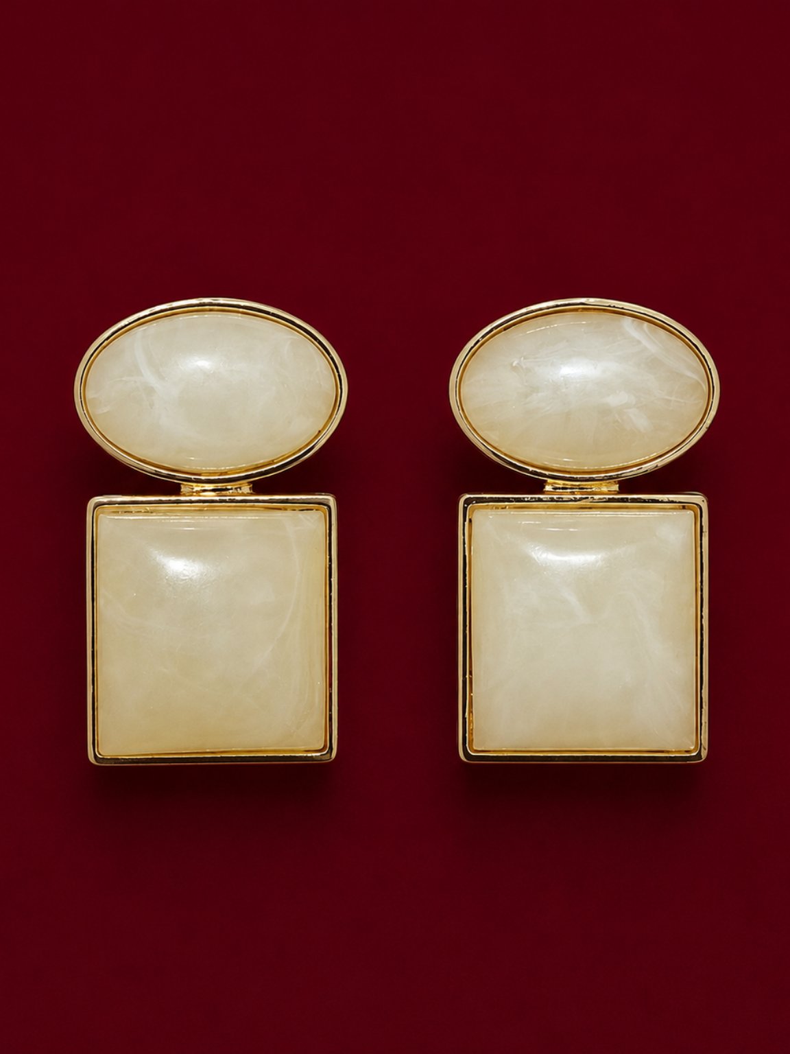 Opaline Küpe (Çelik) (3,5 cm)