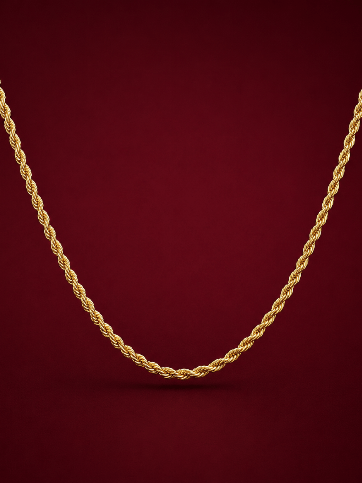 Oro Twist Burgu Zincir (60 cm)