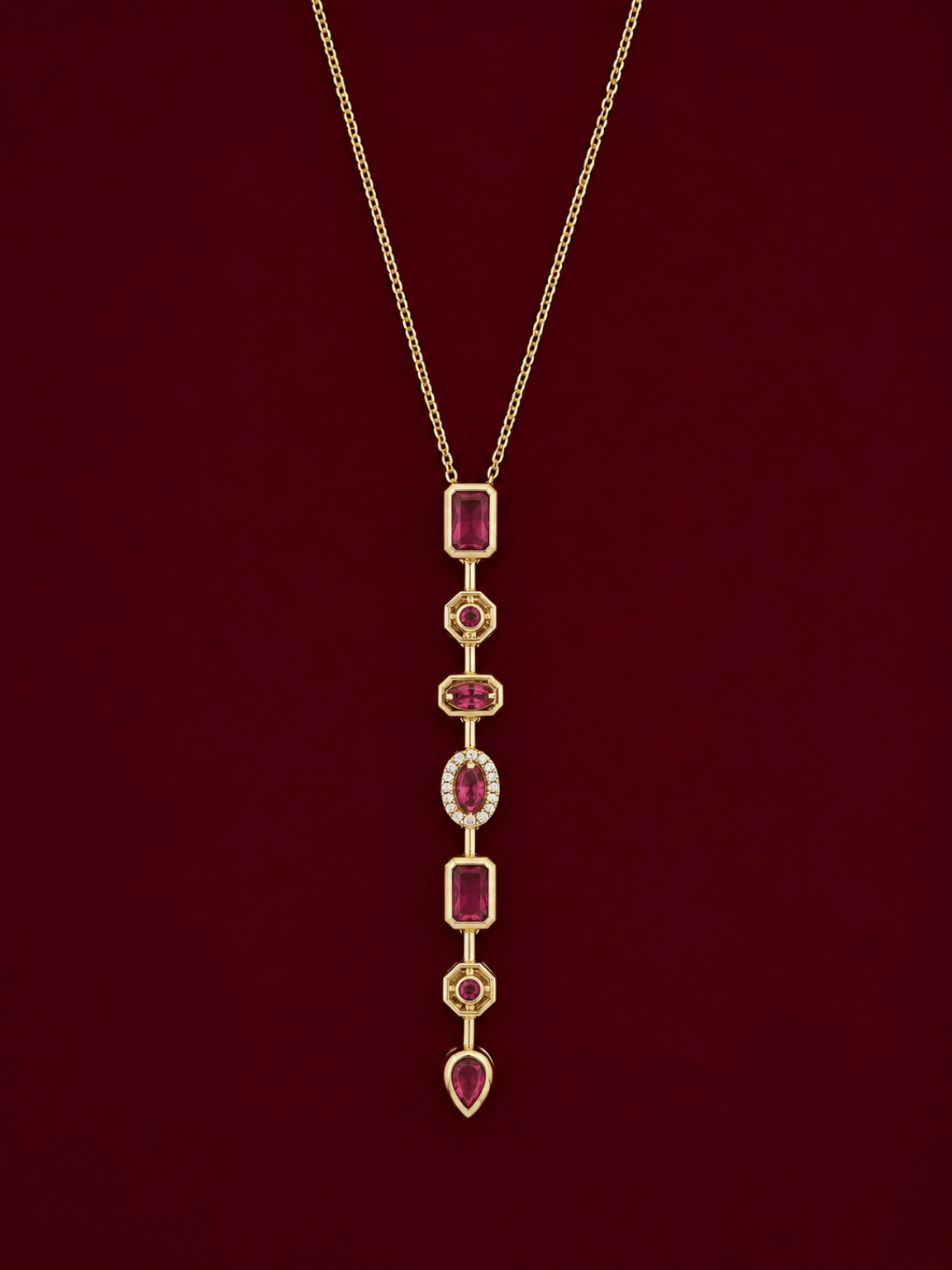 Rosmira Y Kolye (40+6 cm)(Çelik)