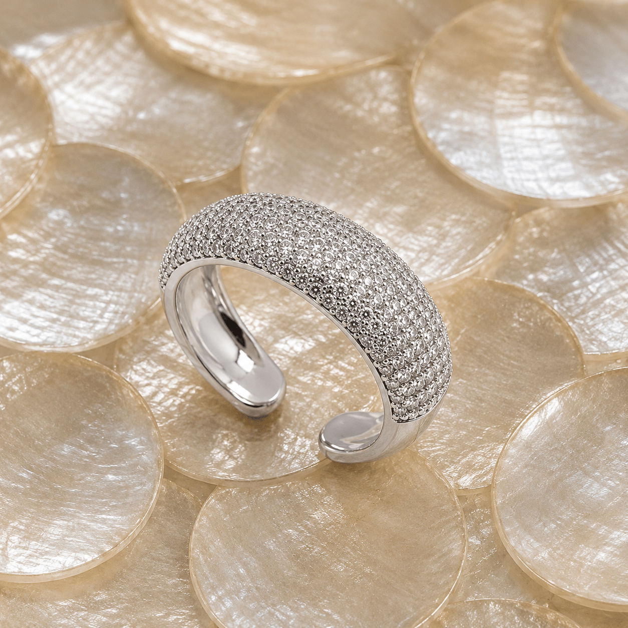 Royale Dome Yüzük (Ayarlanabilir model)(14 K)