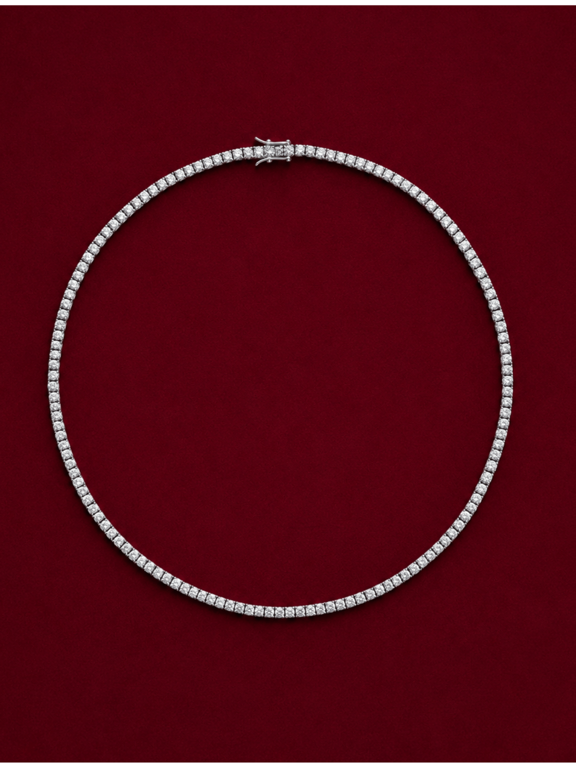 Sancy Su Yolu Silver Kolye (3 mm)