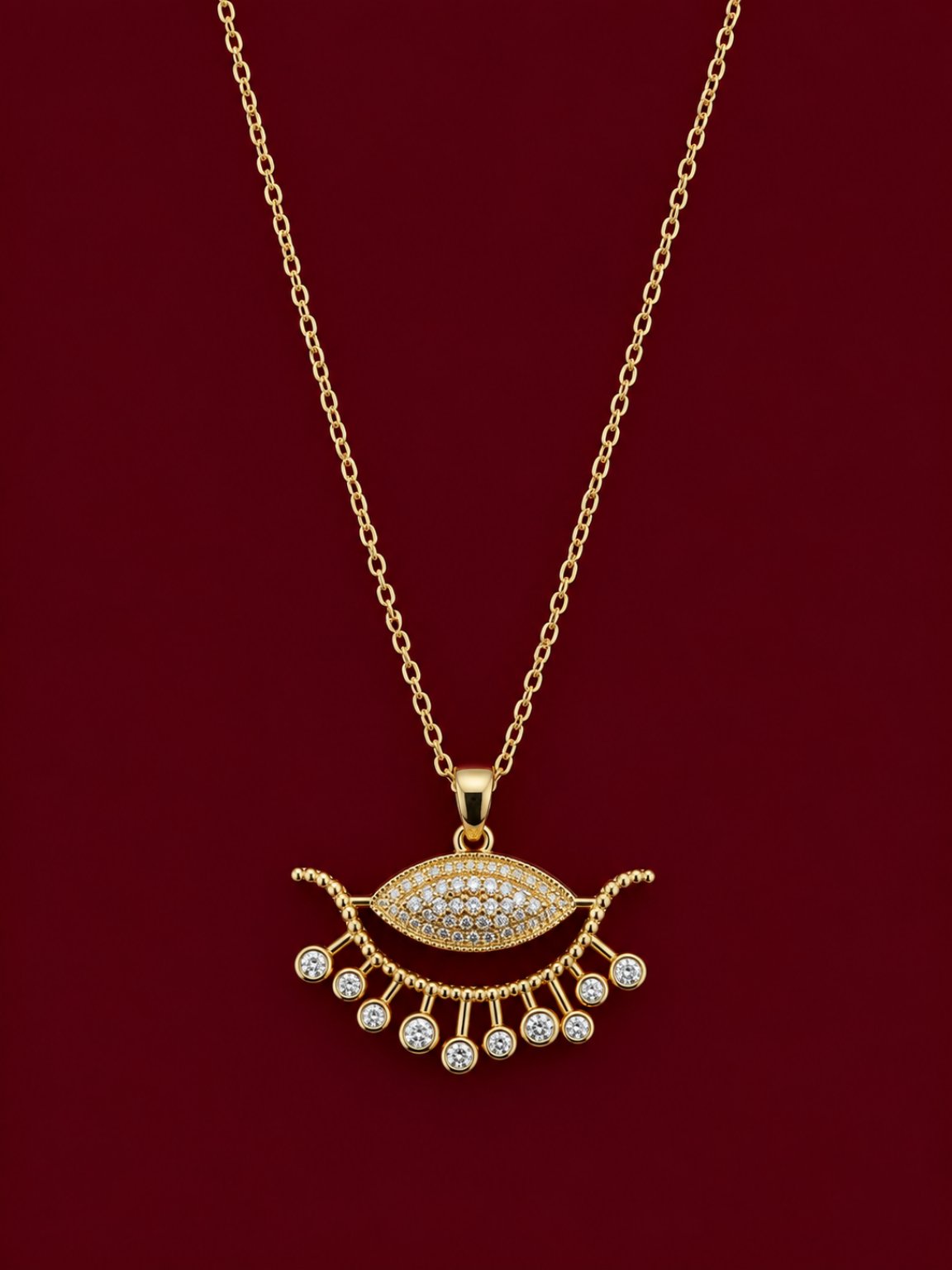 Tisra Kolye (14 K Gold Kaplama) (45+5 cm)