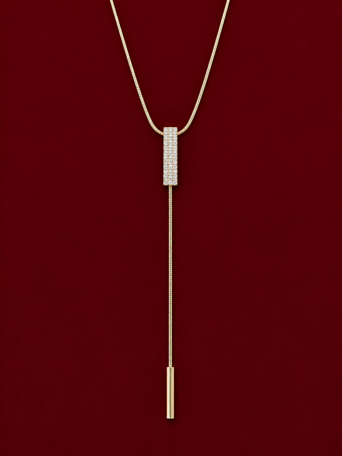 Vendome Line Y Kolye (45+5 cm) (Vip) (Uç 15 cm)